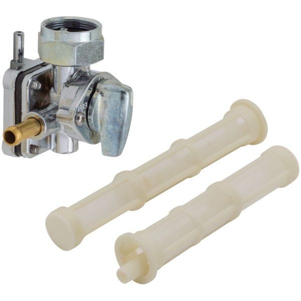 VACUUM OPERATED FUEL VALVE FOR 1995-2001 BIG TWIN Chr petcock BT95-01