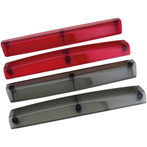 TOUR PAK SIDE MARKER LAMP LENSES Tour Pak side smoked markerlamp lens set
