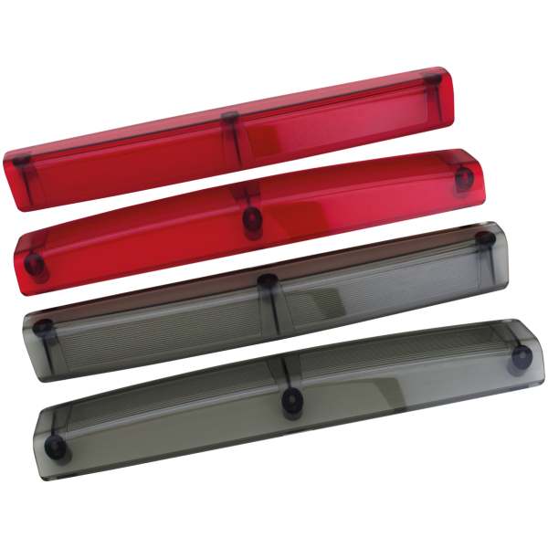 TOUR PAK SIDE MARKER LAMP LENSES Tour Pak side smoked markerlamp lens set