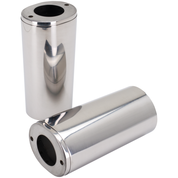 FORK SLIDER COVERS Stainless slider covers FLH/T49-13