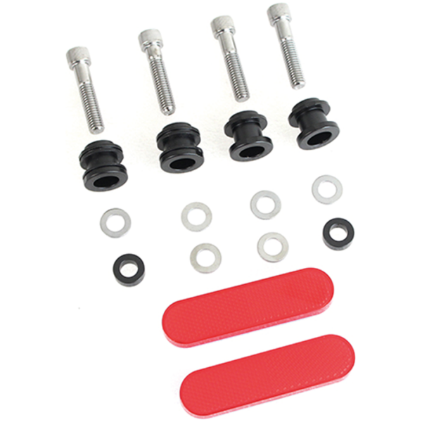 DETACHABLE SISSY BARS FOR MILWAUKEE EIGHT SOFTAIL Black Docking HW kit ST18-up std frame