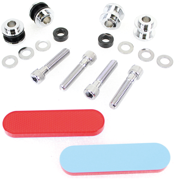 DETACHABLE SISSY BARS FOR MILWAUKEE EIGHT SOFTAIL Chrome Docking HW kit ST18-up std frame