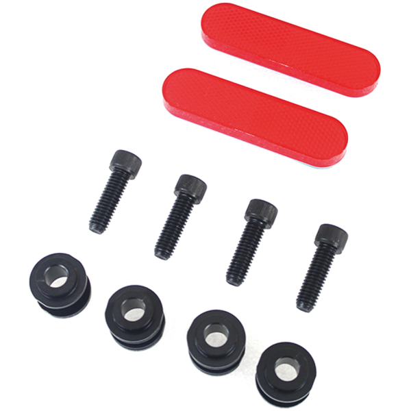 DETACHABLE SISSY BARS FOR MILWAUKEE EIGHT SOFTAIL Black Docking HW kit ST18-up wide frame