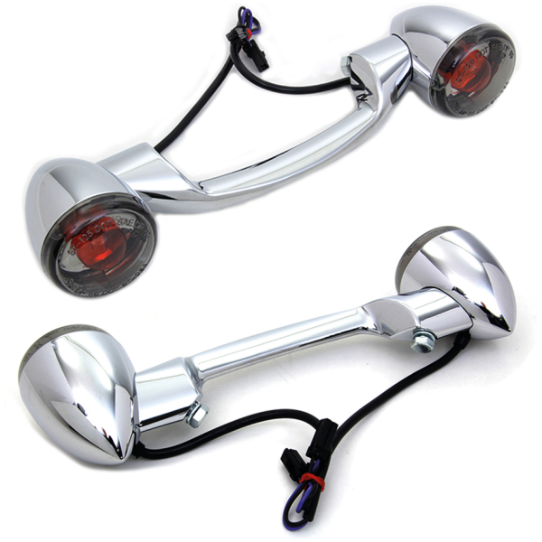 REAR TURN SIGNAL BAR WITH BULLET TURN SIGNALS