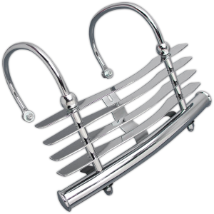 CABBAGE CUTTER FENDER GRILLS Rear Fender bumper Grill Chrome FL36-57