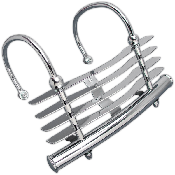 CABBAGE CUTTER FENDER GRILLS Rear Fender bumper Grill Chrome FL36-57