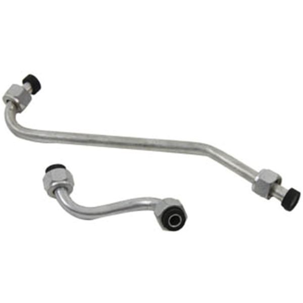 OIL LINES FOR EARLY BIG TWIN Wht pltd filter return oil lines BT36-57