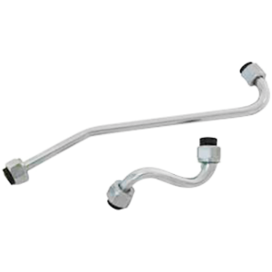 OIL LINES FOR EARLY BIG TWIN Chrome filter return oil lines BT36-57