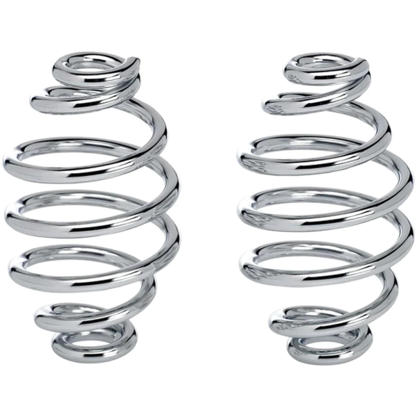 LOWBROW CUSTOMS BARREL STYLE SEAT SPRINGS Barrel Seat Springs 4" Chrome