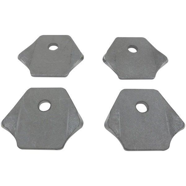 LOWBROW CUSTOMS WING STYLE WELD-ON TABS Weld-On Wing Tabs 4Pck