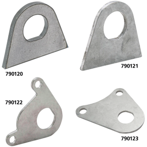 LOWBROW CUSTOMS IGNITION SWITCH BRACKETS Weld-On Tab 13/16" Ign. Switch Mount