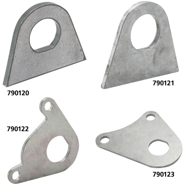 LOWBROW CUSTOMS IGNITION SWITCH BRACKETS Weld-On Tab 13/16" Ign. Switch Mount