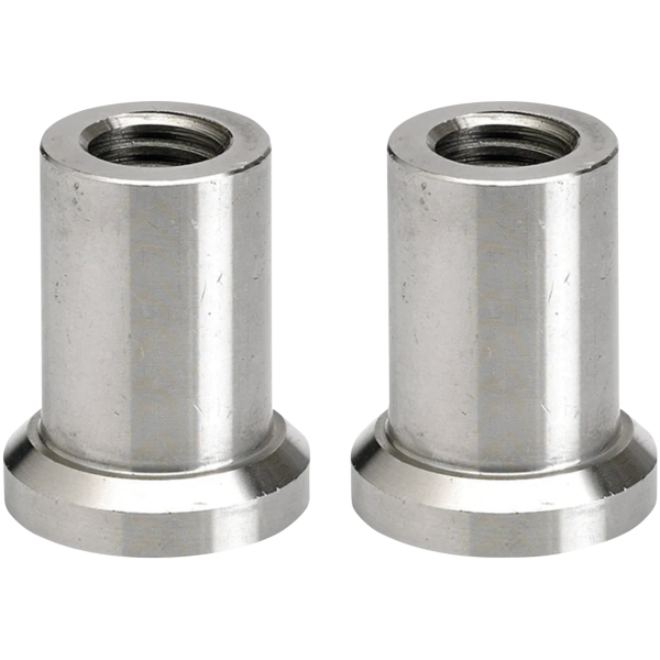 LOWBROW CUSTOMS STEEL HANDLEBAR RISER BUNGS Handlebar Bungs 1/2-13" Thread 2Pck
