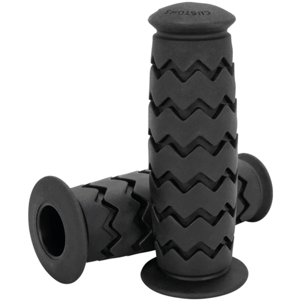 LOWBROW CUSTOMS HANDLEBAR GRIPS Lowbrow Champion Grips 7/8" Black