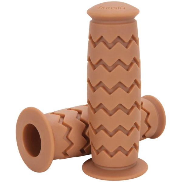 LOWBROW CUSTOMS HANDLEBAR GRIPS Lowbrow Champion Grips 7/8" Natural