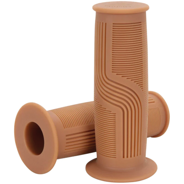 LOWBROW CUSTOMS HANDLEBAR GRIPS Lowbrow AMF Style Grips 1" Natural