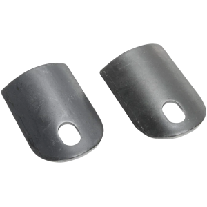 LOWBROW CUSTOMS WELD-ON GAS TANK TABS Slotted Gas Tank Mounting Tab Set