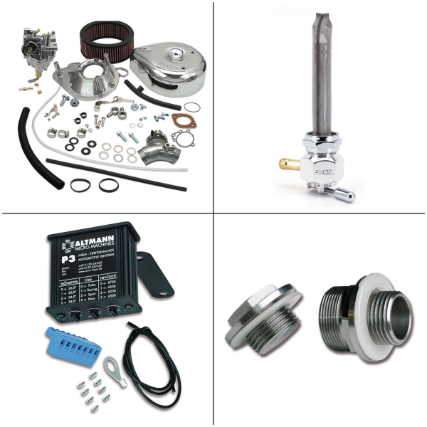 FUEL INJECTION TO CARBURETOR CONVERSION EFI to S&S Super E carb kit FLH/T99-00