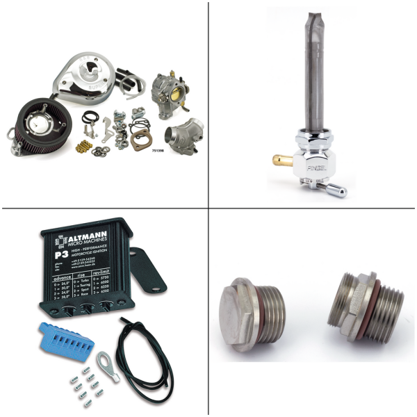 FUEL INJECTION TO CARBURETOR CONVERSION EFI to S&S Super E carb kit TC06-17