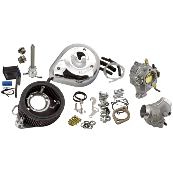 FUEL INJECTION TO CARBURETOR CONVERSION EFI to S&S Super E carb kit XL07-up*