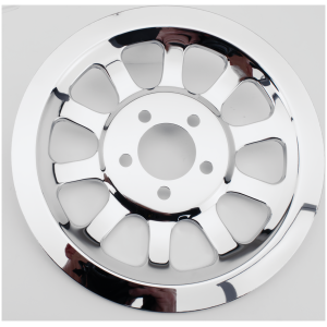 REAR WHEEL BELT PULLEY INSERTS Pulley Cover 70T Chrome FXD07-17