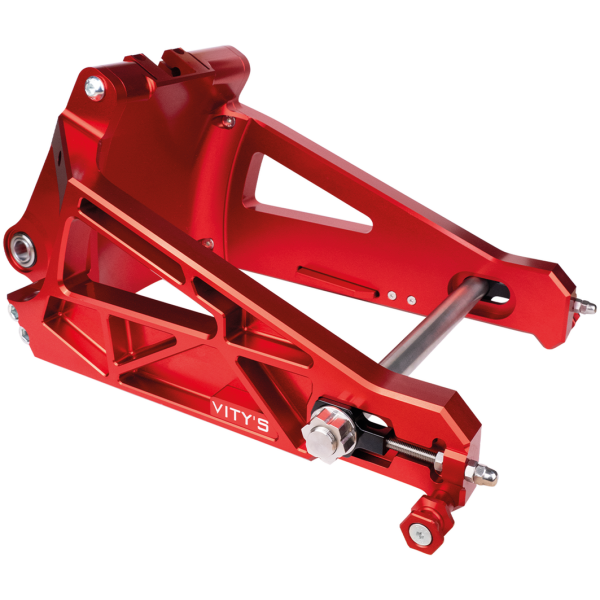 VITY'S BILLET SWING ARM FOR SOFTAIL Vity's Billet Swingarm Red ST18-Up