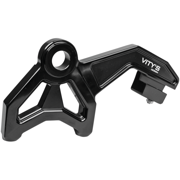 VITY'S BRACKETS FOR RADIAL MOUNT REAR BRAKE CALIPERS Radial Caliper Bracket Black FLH/T14-Up