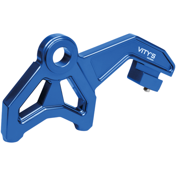 VITY'S BRACKETS FOR RADIAL MOUNT REAR BRAKE CALIPERS Radial Caliper Bracket Blue FLH/T14-Up