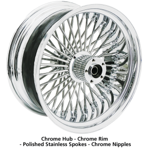 RIDE WRIGHT WHEELS RADIAL LACED FAT 50'S