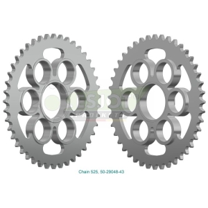 SPROCKET REAR 43T 525