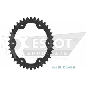 SPROCKET REAR 38T 525
