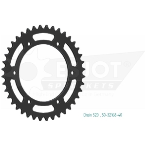 SPROCKET REAR 40T 520