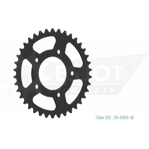 SPROCKET REAR 38T 520