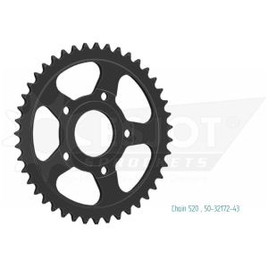 SPROCKET REAR 43T 520