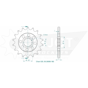 SPROCKET FRONT 18T 525