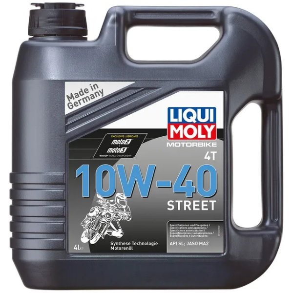 ENGINE OIL MOTORBIKE 4T 10W40 SYNTHETIC TECHNOLOGY 4 LITER