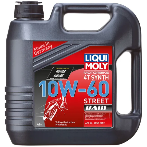 ENGINE OIL MOTORBIKE 4T 10W60 FULLY SYNTHETIC 4 LITER