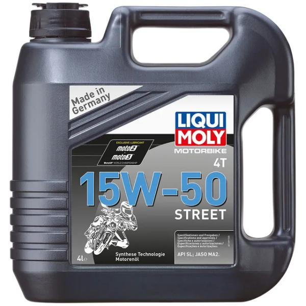ENGINE OIL MOTORBIKE 4T 15W50 SYNTHETIC TECHNOLOGY 4 LITER