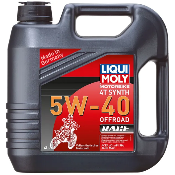 ENGINE OIL MOTORBIKE 4T 5W40 FULLY SYNTHETIC 4 LITER