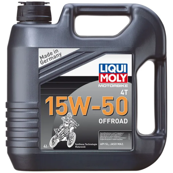 ENGINE OIL MOTORBIKE 4T 15W50 SYNTHETIC TECHNOLOGY 4 LITER