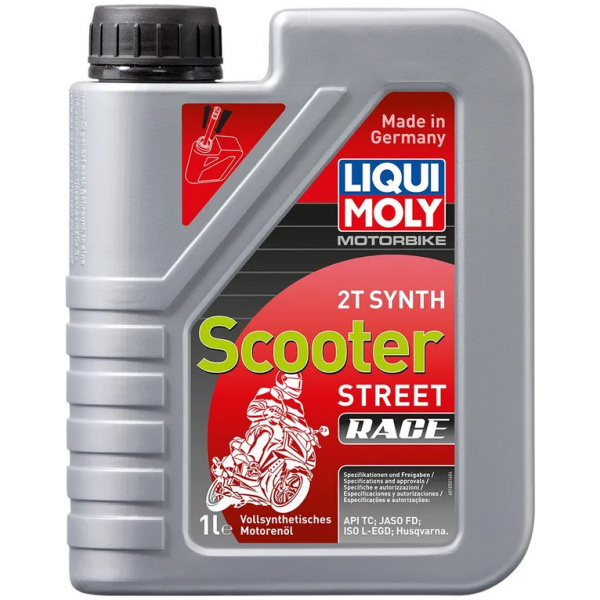 ENGINE OIL MOTORBIKE 2T FULLY SYNTHETIC 1 LITER