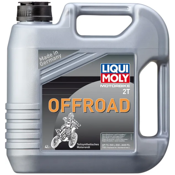 ENGINE OIL MOTORBIKE 2T SEMI SYNTHETIC 4 LITER