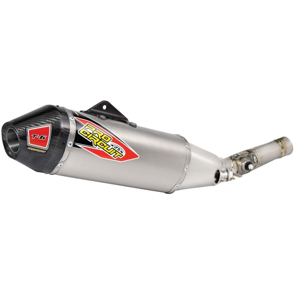 T-6 EURO EXHAUST SYSTEM STAINLESS STEEL WITH TITANIUM CANISTERS & CARBON END CAP