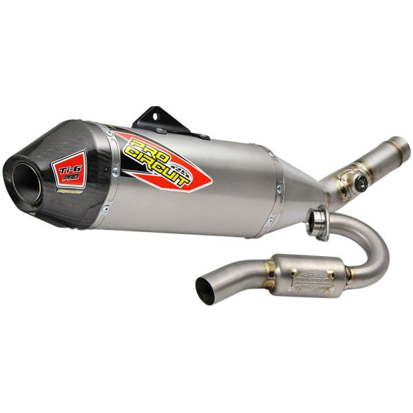 EXHAUST SYSTEM TI-6 PRO TITANIUM WITH CARBON END CAP