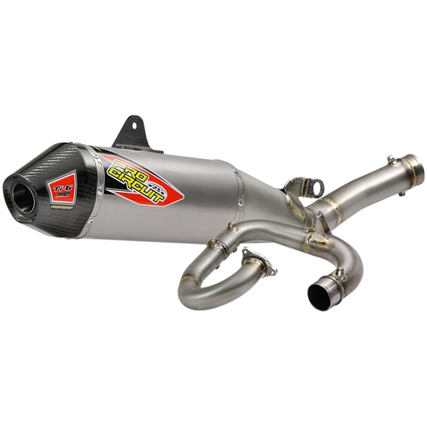 EXHAUST SYSTEM TI-6 PRO TITANIUM WITH CARBON END CAP