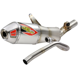 T-6 EXHAUST SYSTEM STAINLESS STEEL WITH ALUMINIUM CANISTERS & STAINLESS STEEL END CAP