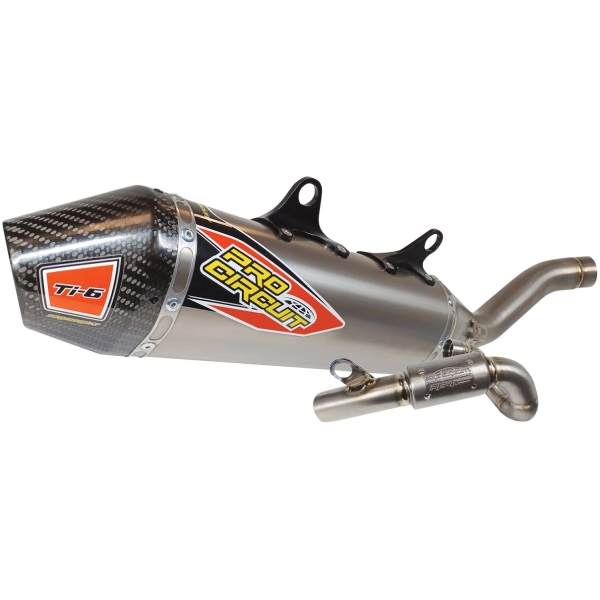 EXHAUST TI-6 TI W/CF KTM
