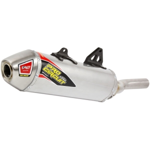 SLIP-ON MUFFLER/SILENCER T-5 STAINLESS STEEL ALUMINIUM