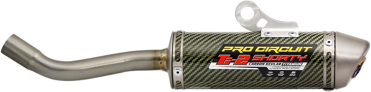 MUFFLER/SILENCER TI-2 SHORTY CARBON KEVLAR TITANIUM