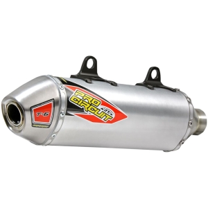 SLIP-ON MUFFLER/SILENCER T-6 STAINLESS STEEL ALUMINIUM